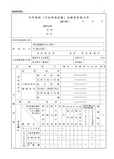 非常電源（自家発電設備）試験結果報告書