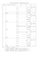 修理・整備等経過記録表