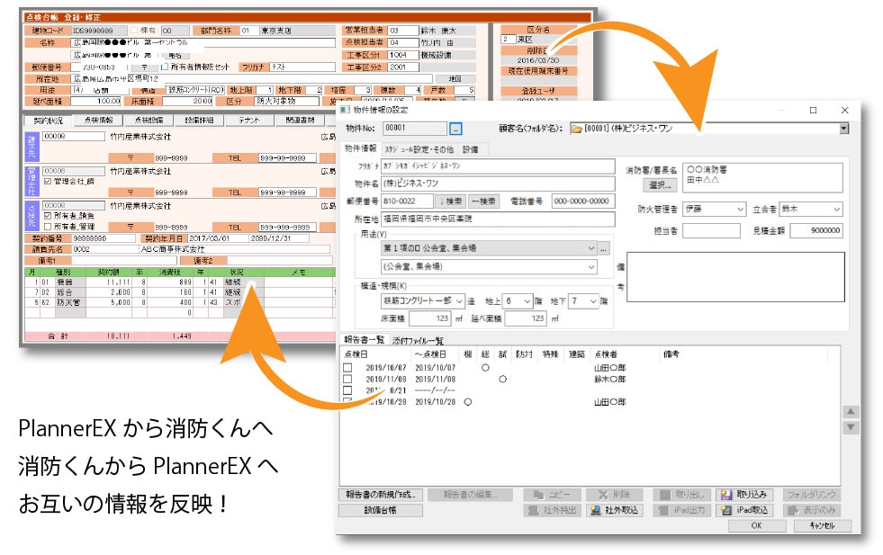 データのやり取り